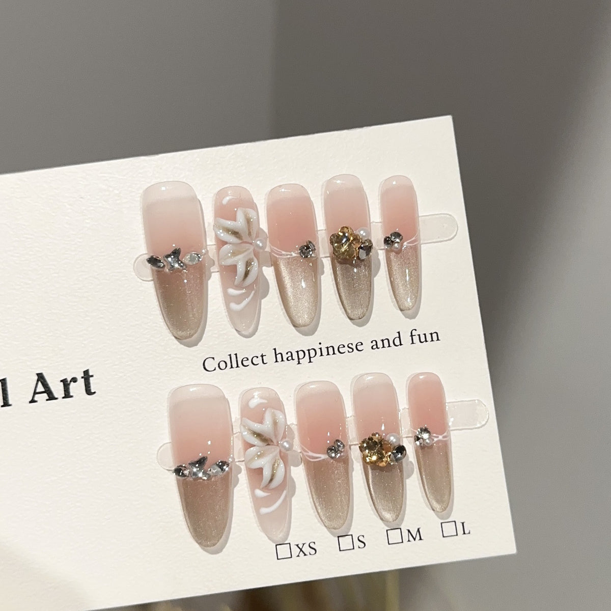 Kreatives Floral Nagelkunst Set