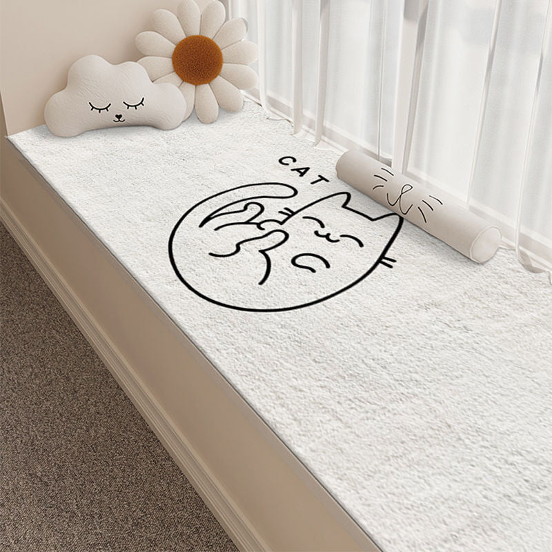 Süße Katzen-Design Plüsch Badmatte Brehn