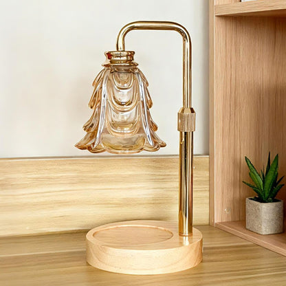 Elegante Tischlampe aus Glas