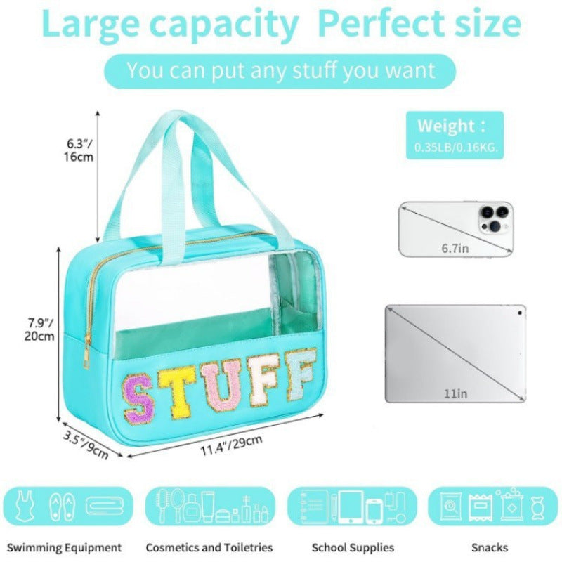 Kosmetik-Organizer Tasche mit Klarem Sichtfenster Brehn