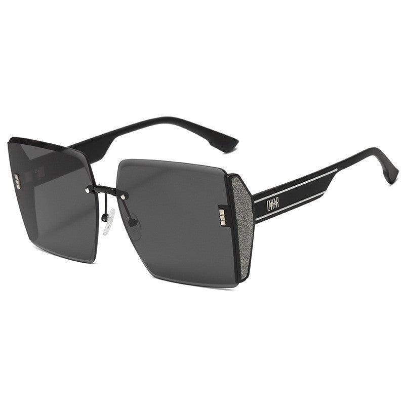 Damen Oversized Sonnenbrille mit stilvollem quadratischem Rahmen Brehn