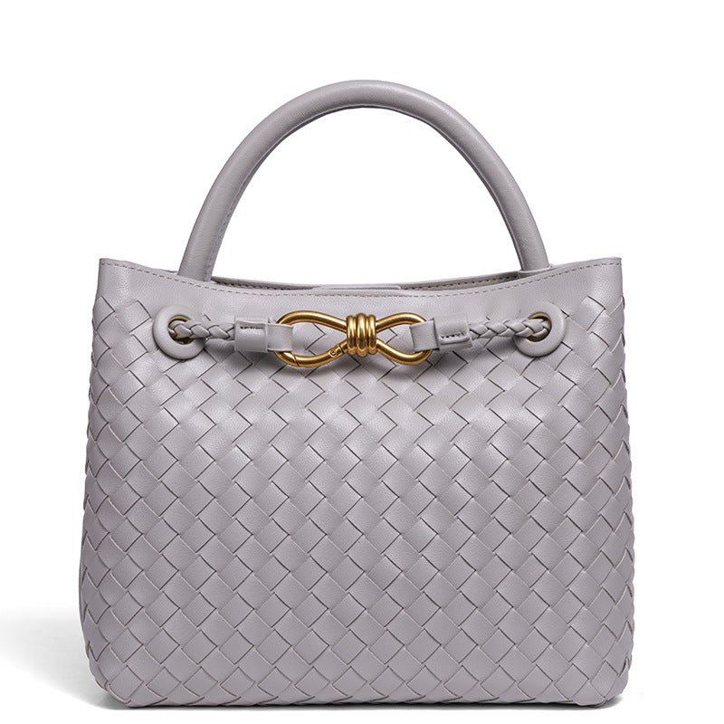 Elegante geflochtene Leder-Tasche Brehn