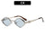 Chic geometrische Metallrahmen-Sonnenbrillen