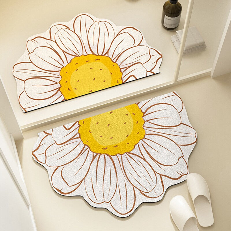 Floral Pattern Badmatte Brehn