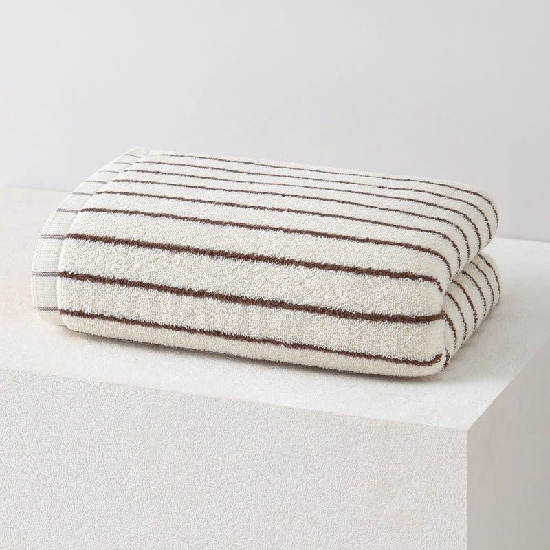 Damen Velours-Badetuch mit gestreiftem Design Brehn