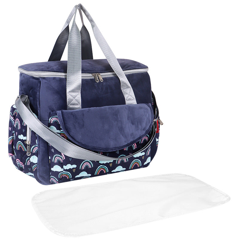 Wickeltasche mit Organisierten Fächern und Abnehmbarem Wickelunterlage Brehn