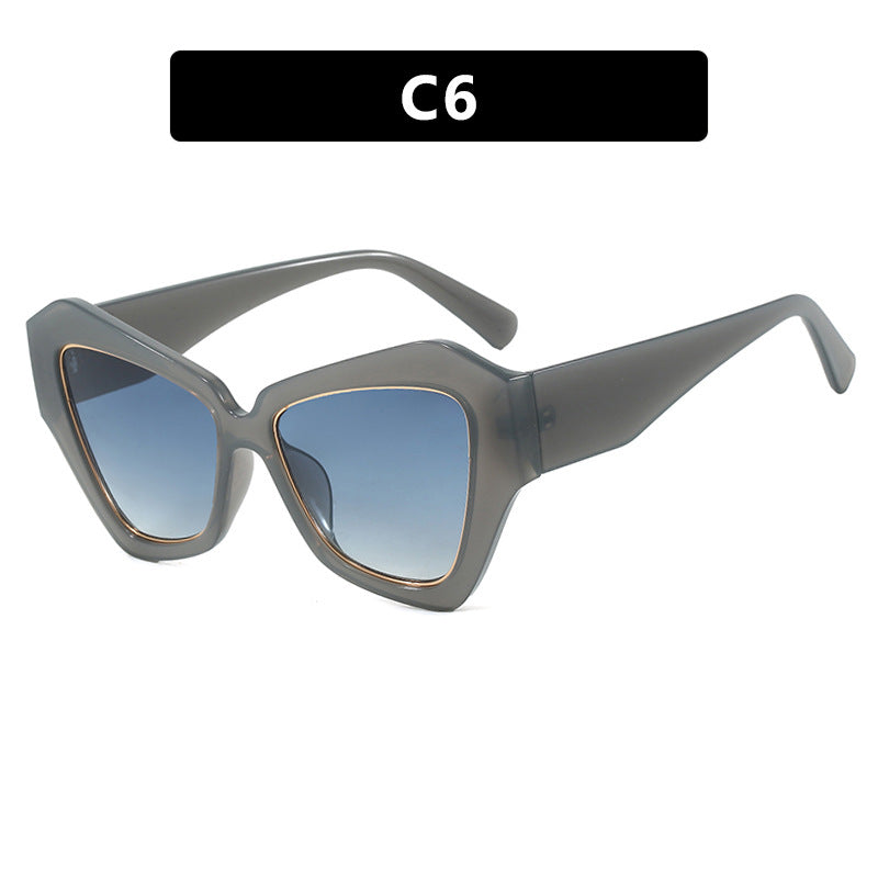 Damen trendy Cat-Eye Sonnenbrille mit elegantem Rahmen und UV-Schutz Brehn