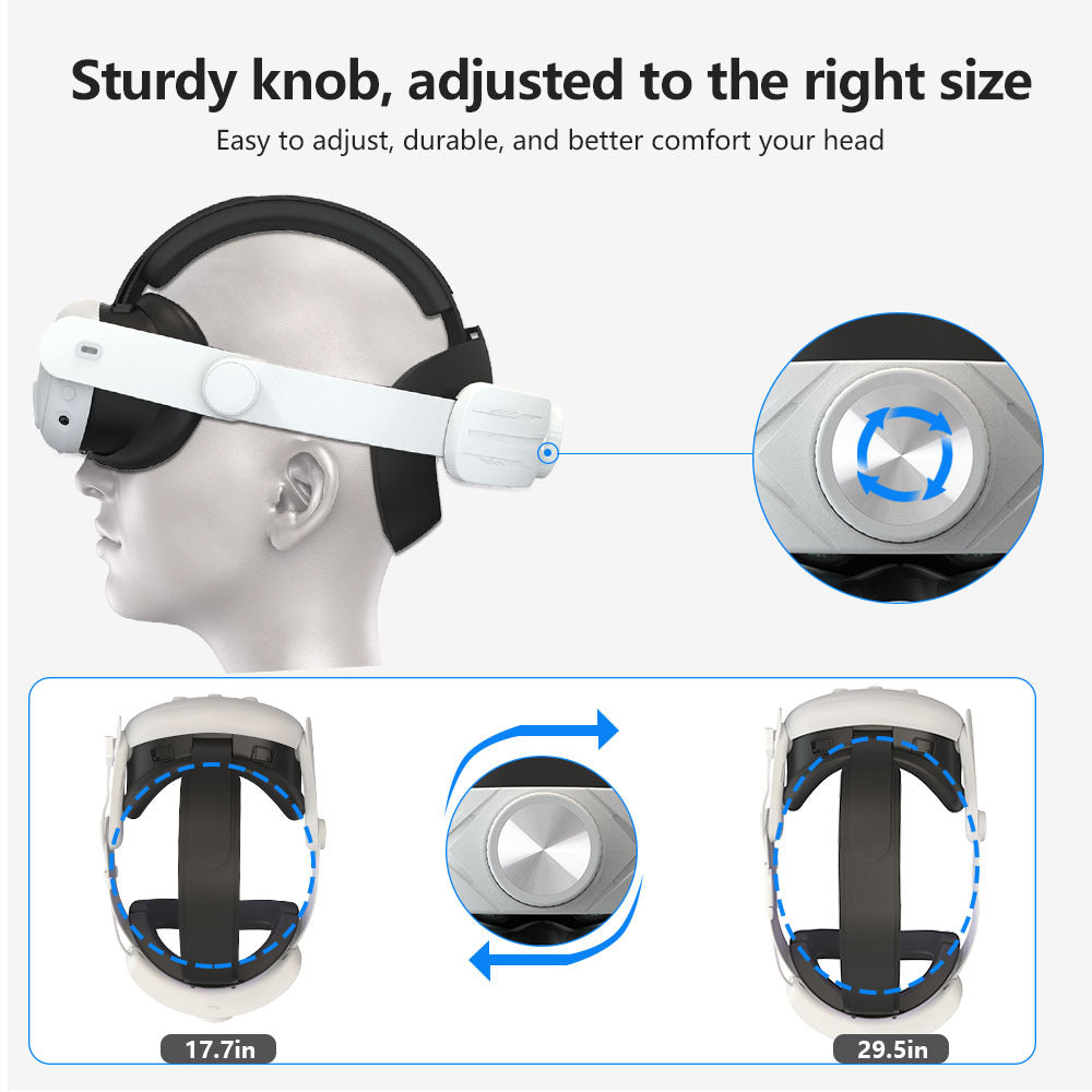 VR-Headset mit Anpassbarem Tragekomfort Brehn