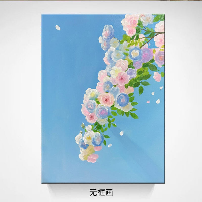 Florale Leinwand Wandkunst