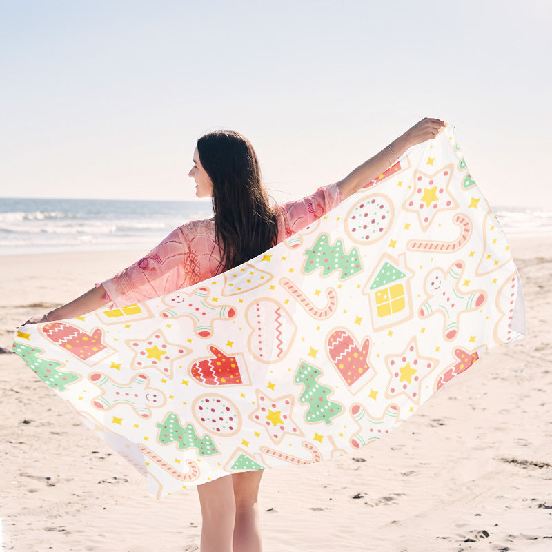Strandtuch mit elegantem Quallen-Muster Brehn