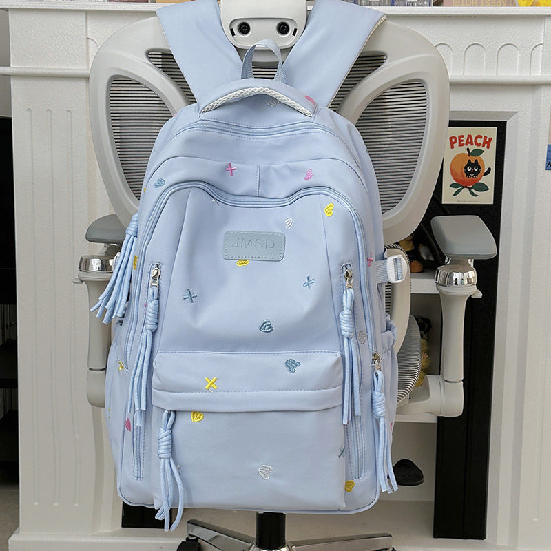 Adorable Bestickter Trendiger Schulrucksack