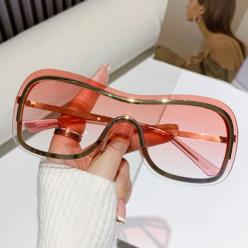 Damen Oversized Fashion Sonnenbrille Brehn