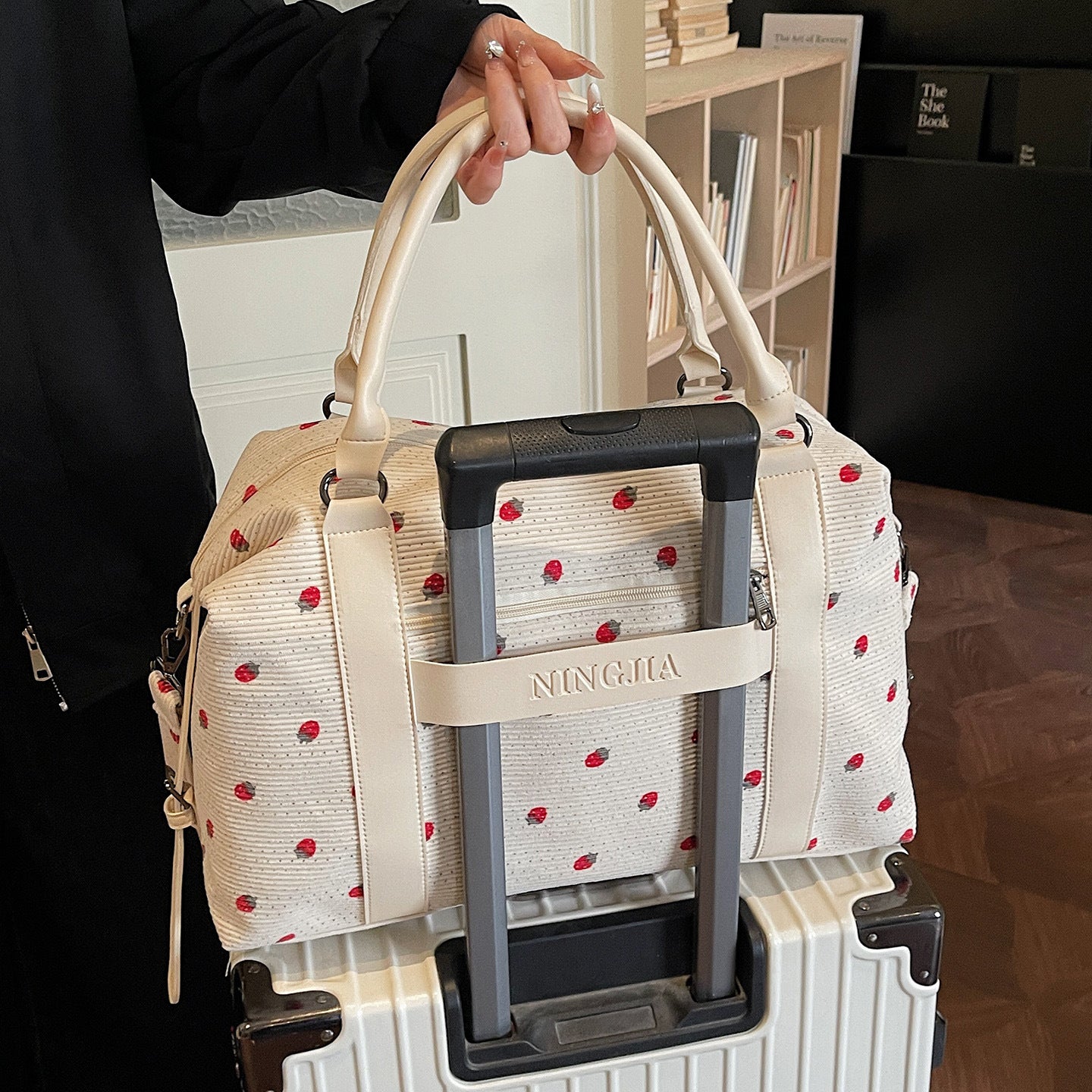 Stylische gesteppte Wochenend-Duffle-Bag Brehn