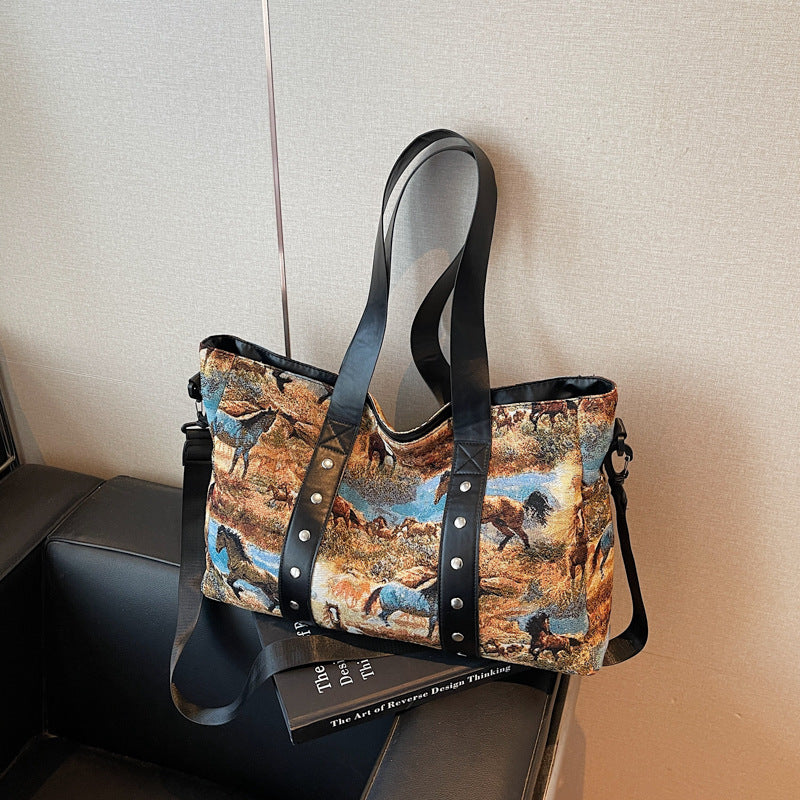 Haltbare Reiserucksack Schultertasche