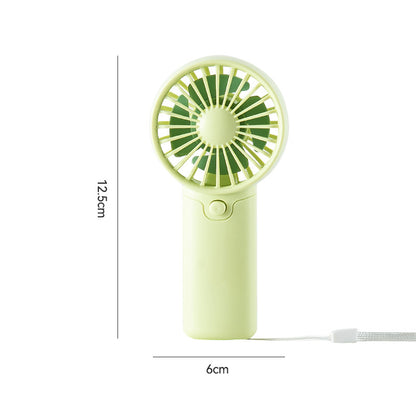 Unisex Tragbarer Mini-Ventilator mit leistungsstarkem Akku und USB-Ladefunktion Brehn