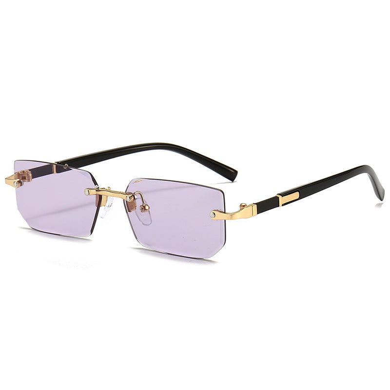 Damen elegante und modische Sonnenbrille mit transparentem Rahmen Brehn