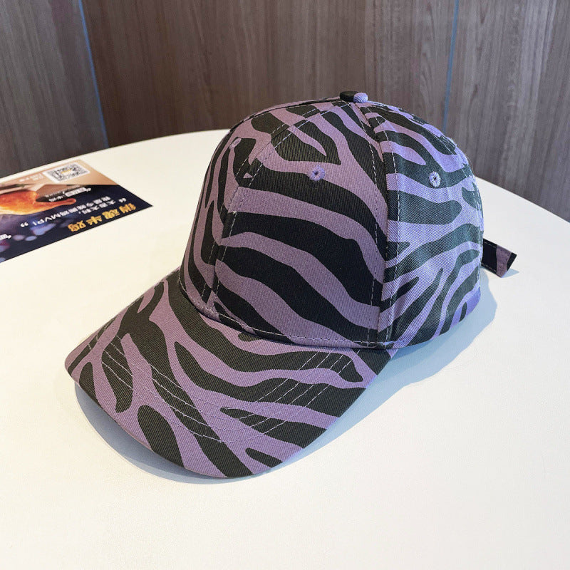 Damen Trendy Tierdruck Verstellbare Baseballmütze Brehn