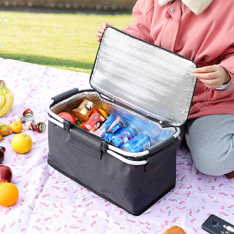 Vielseitiger zusammenklappbarer Picknickkorb Brehn