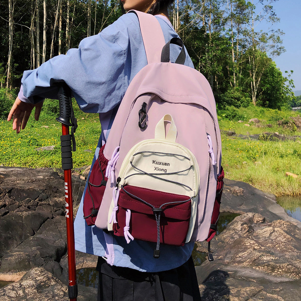 Stylischer Multi-Taschen-Rucksack Brehn
