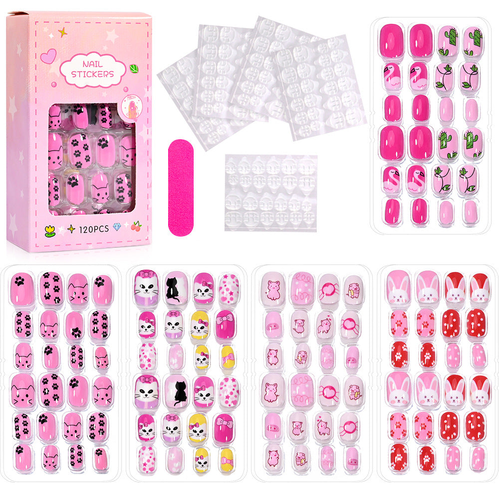 Kreatives Cartoon Nagelkunst Aufkleber Set Brehn