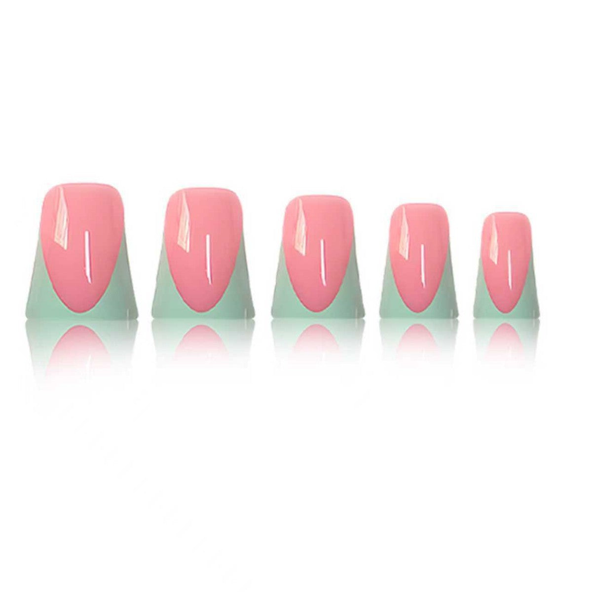 Geometrische Nagelkunst Verlängerungen Brehn