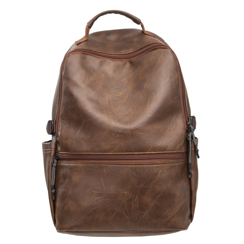 Vintage Leder Reise Rucksack Brehn