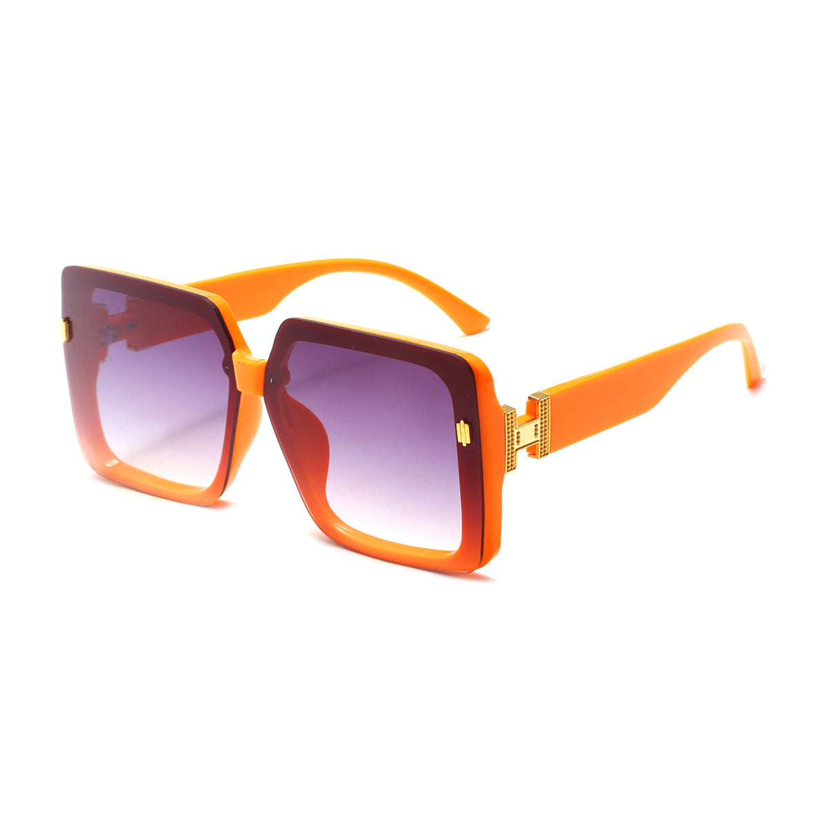 Damen oversized modische Sonnenbrille mit luxuriösem Rahmen Brehn