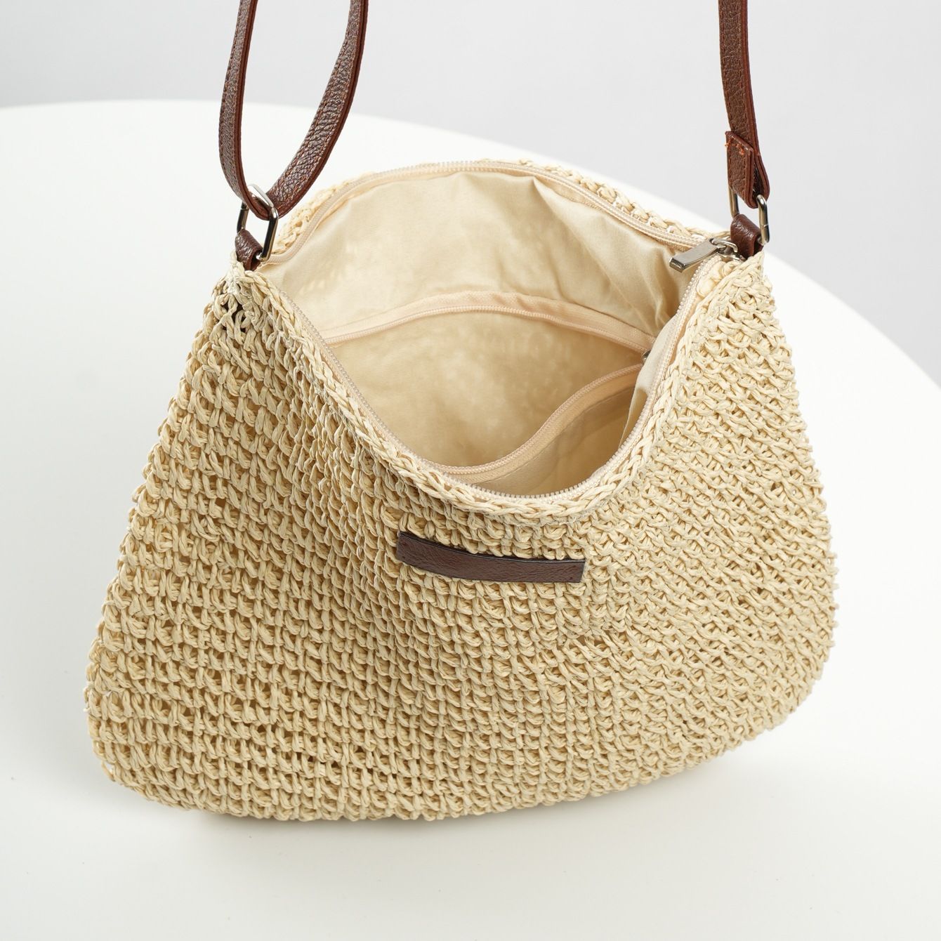 Handgefertigte Rattan-Umhängetasche Brehn