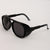 Damen oversized Sonnenbrille im geometrischen Design mit robustem Rahmen und polarisierten Gläsern Brehn