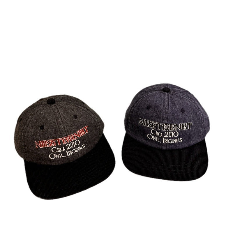 Männer Vintage-inspirierte bestickte Baseballmütze Brehn