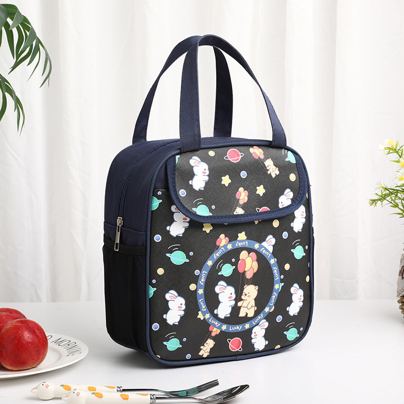 Kinder isolierte Bunny Lunch Tasche Brehn