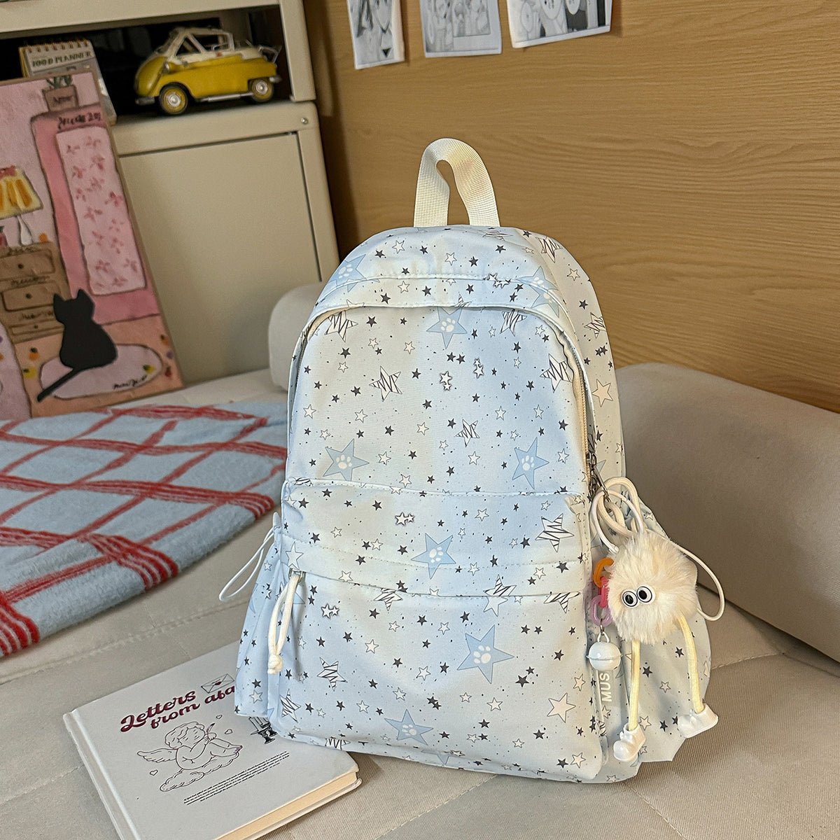 Trendiger Sternmuster-Rucksack Brehn