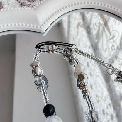 Eleganter Perlen-Charm-Brillenhalter Brehn