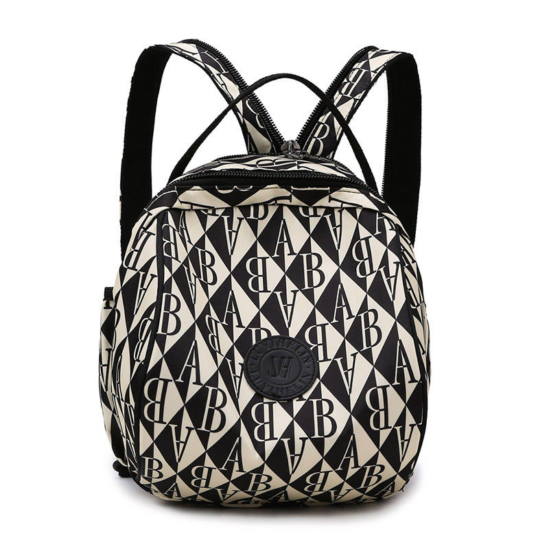 Geometrisch gemusterter Rucksack Brehn