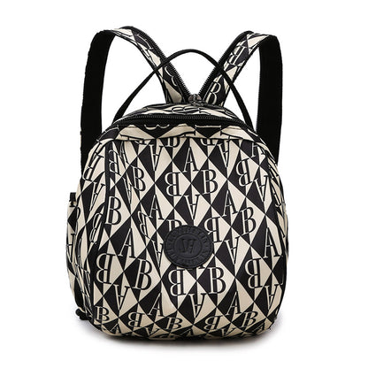 Geometrisch gemusterter Rucksack Brehn