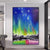 Abstrakte Nacht Himmel Landschaft Leinwand Kunst