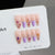 Blumenverzierte Press-On Nagelset Brehn