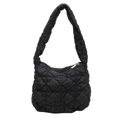 Gepolsterte Schlappen-Handtasche