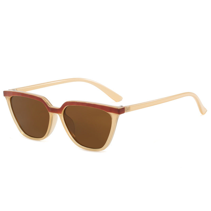 Damen modische Sonnenbrille mit geometrischem Rahmen Brehn