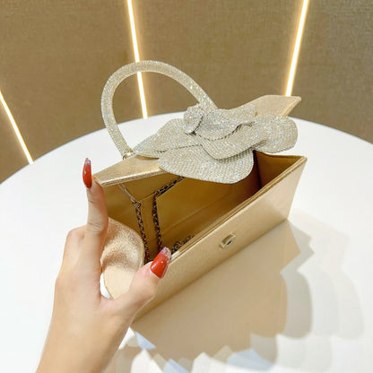 Glamouröse Floral-Beschmückte Abendhandtasche