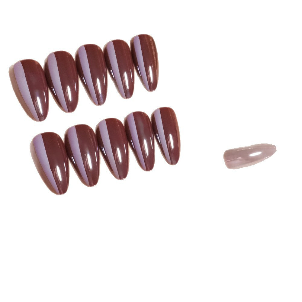 Glänzendes Stiletto Presse-Nagel-Set mit einzigartigem Design Brehn