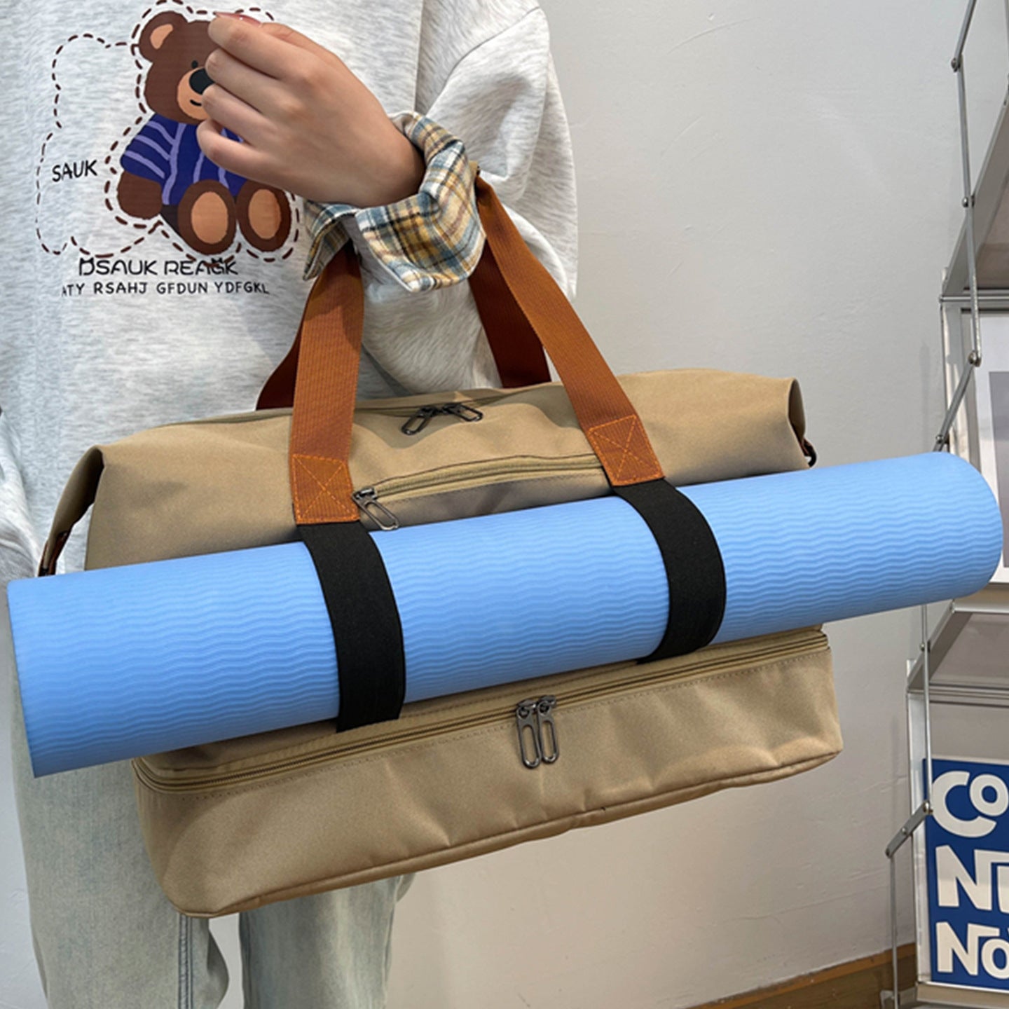 Sportliche Reisetasche mit Praktischen Fächern Brehn