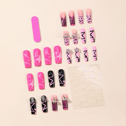 Künstlerische Glam Nagelkunst Extensions Brehn