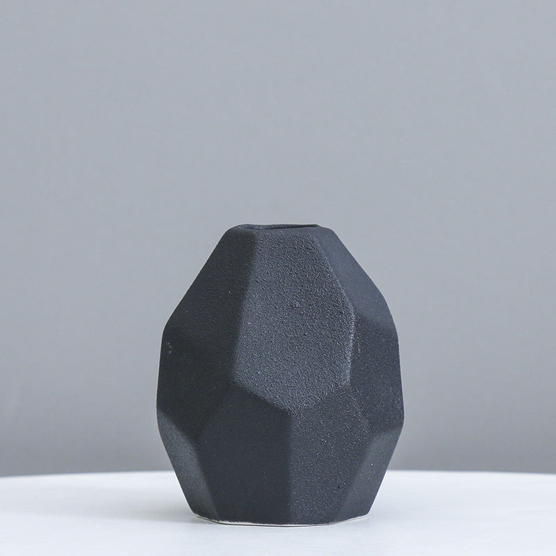 Geometrische dekorative Keramikvase Brehn