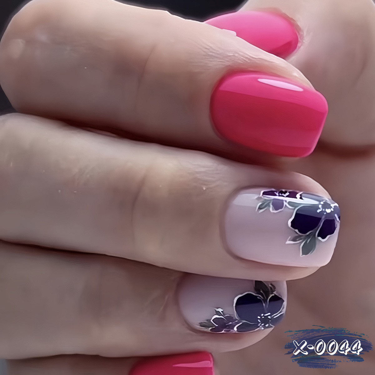 Floral Art Acryl Nageldesign Set
