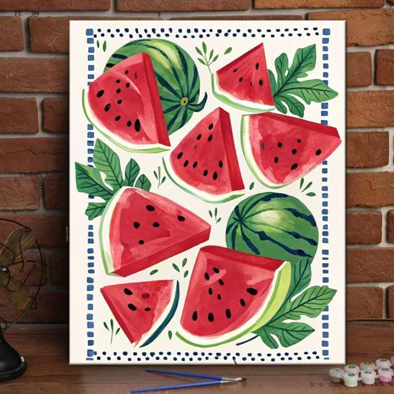 Pfirsichblüte dekorativer Leinwand-Kunstdruck Brehn