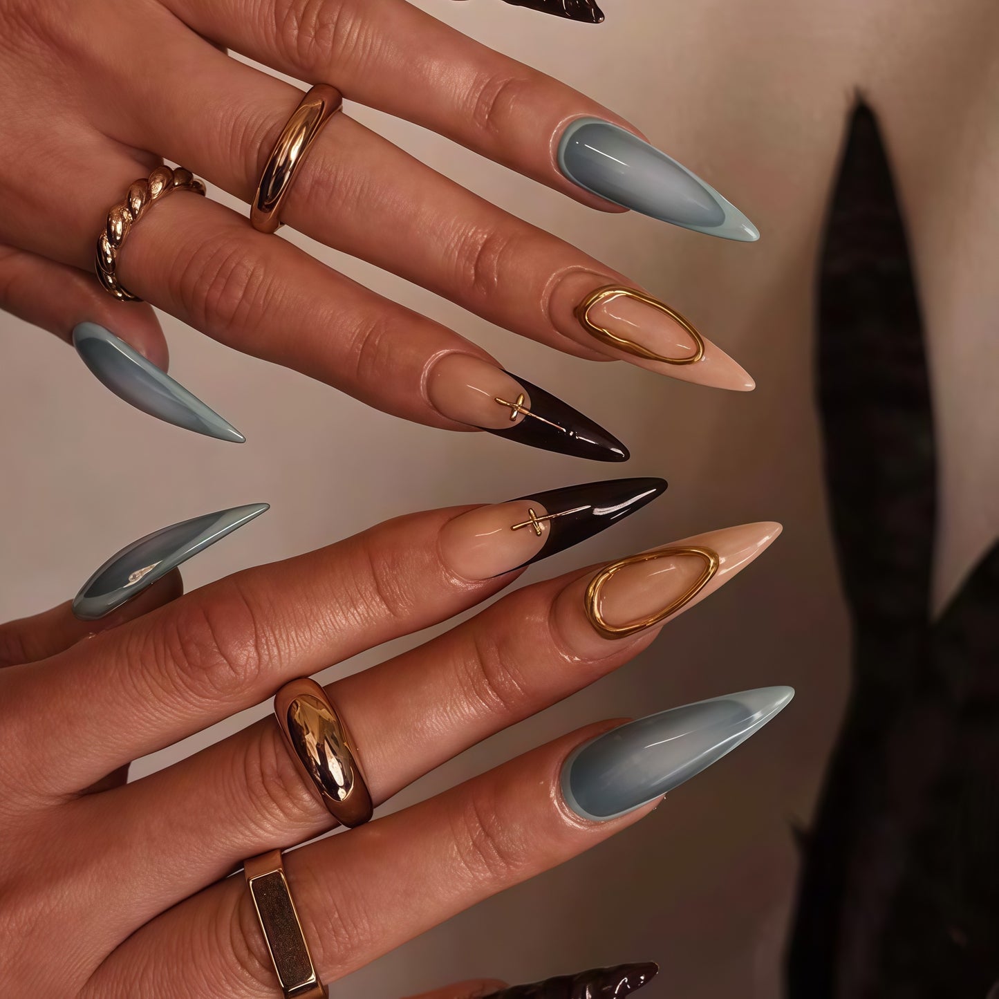 Premium Stiletto-Nagelkunstverlängerungen Brehn