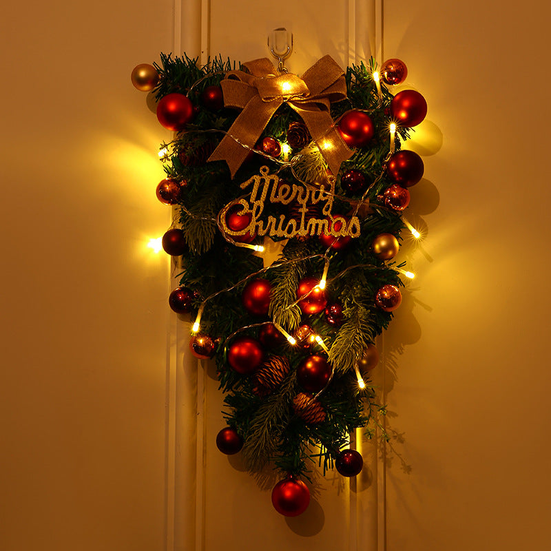 Festliche Weihnachtskranz Dekoration Brehn