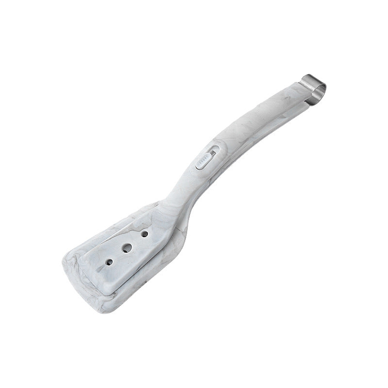 Ergonomischer Silikon-Bratwender mit Edelstahl-Akzenten Brehn