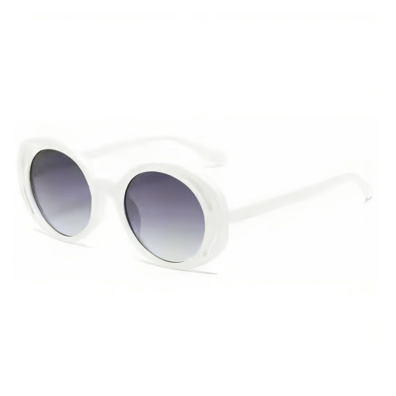 Damen Ovalförmige Designer-Sonnenbrille mit klassischem Detail Brehn